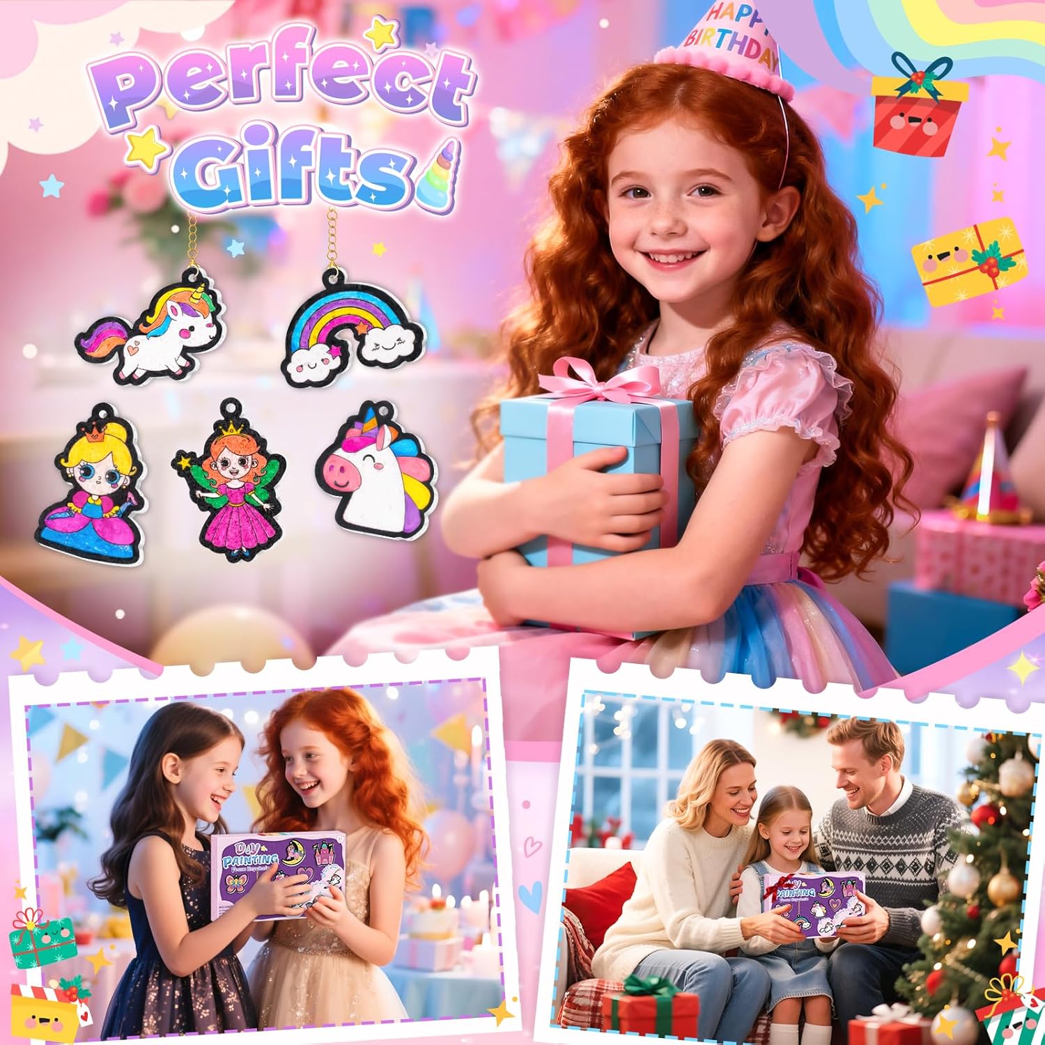 Detalle 2 de Craft kit 3D Aqua Puffs Unicorns