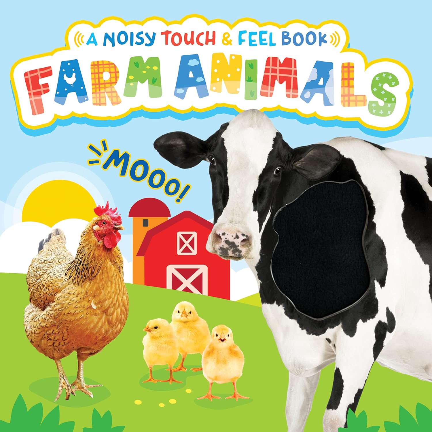 Detalle de Little Hippo Books Farm Animals Touch-and-Feel Sound Book for Babies and Toddlers