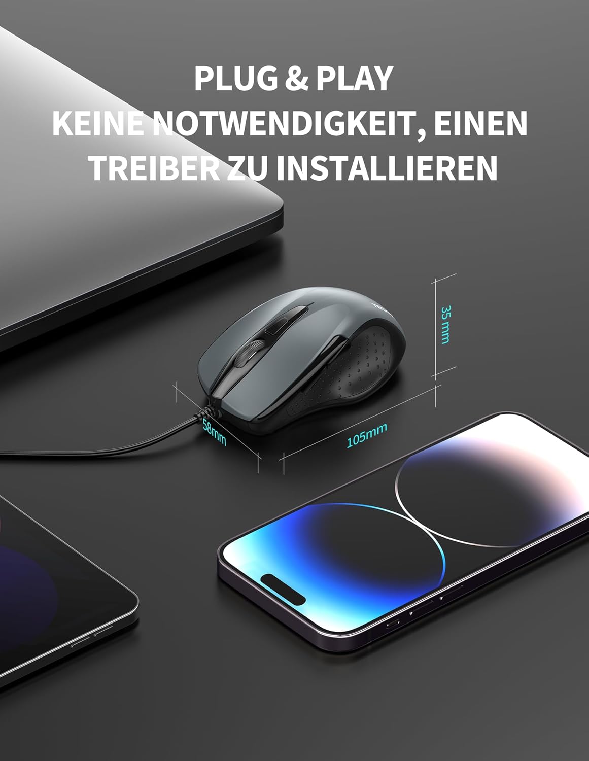 Thumbnail 5 de TECKNET Maus 6400 DPI 🖱