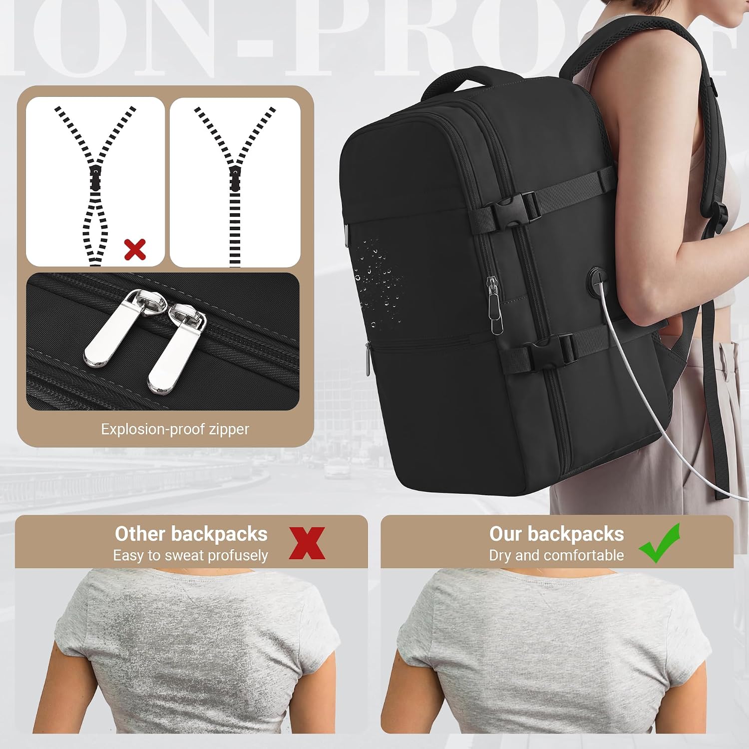 Thumbnail 5 de WOUIYO Ryanair cabin backpack 40x30x20