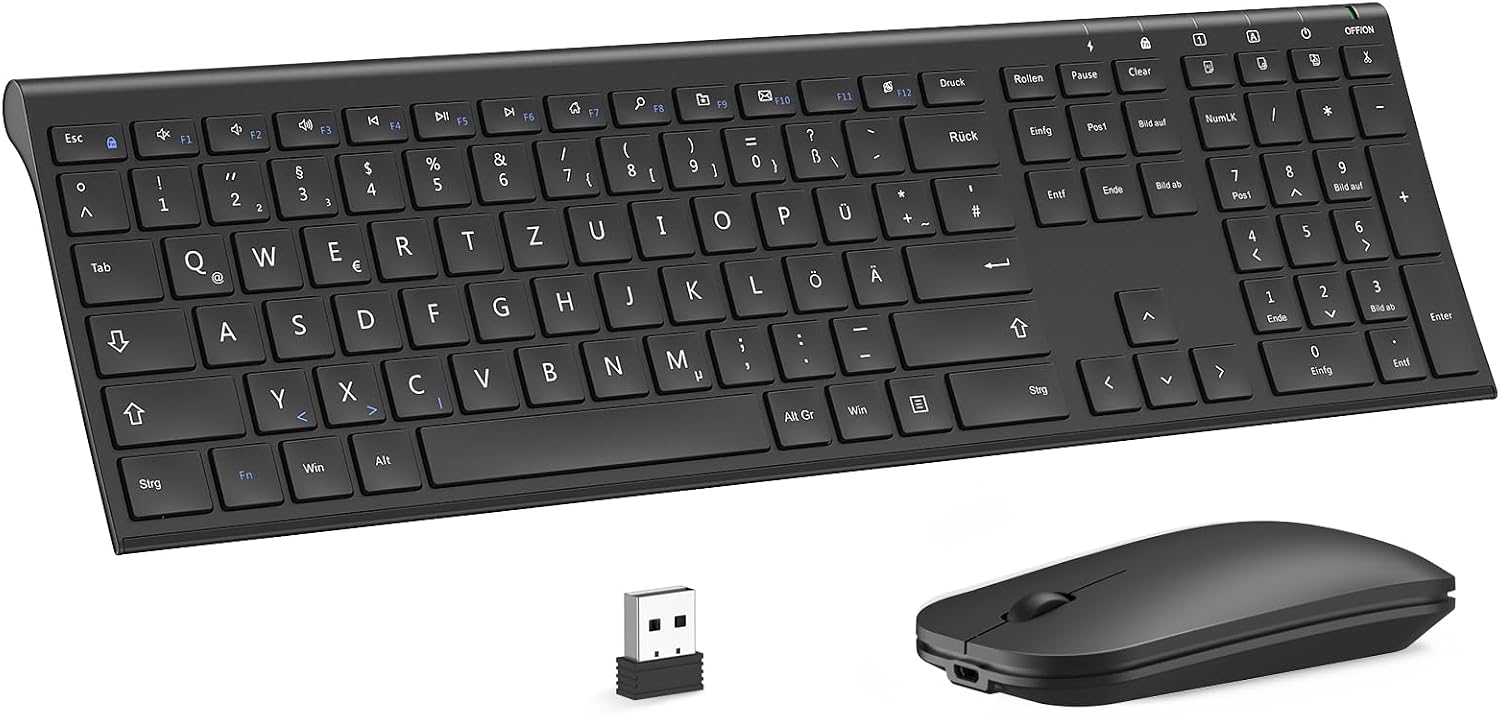Detalle de seenda Ultraflach Tastatur Maus Set 280 mAh