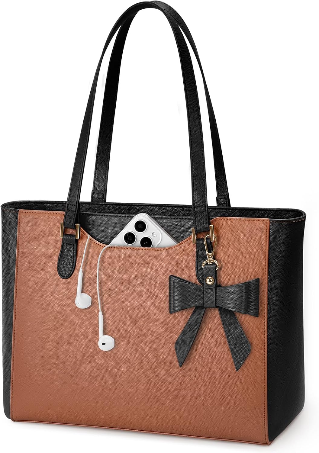 Thumbnail 6 de KTMOUW Handbags for Women Large Capacity PU Leather Tote Bags for Women with Zip, Shoulder Bag Ladies Handbag Tote School Work Travel Shopping Bag Purple
KTMOUW Handbags for Women Large Capacity PU…