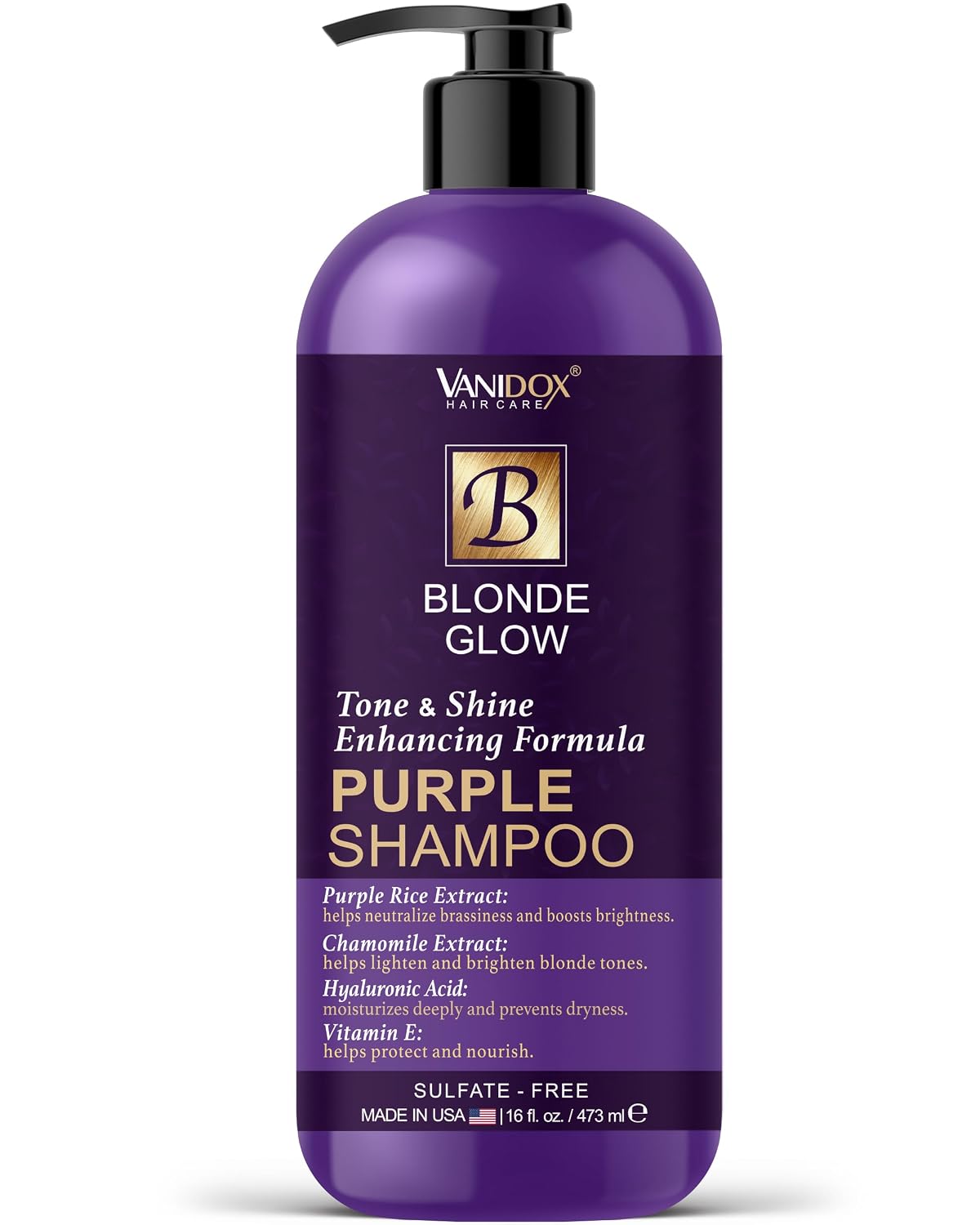 Detalle de VANIDOX Purple Shampoo, 16 fl oz