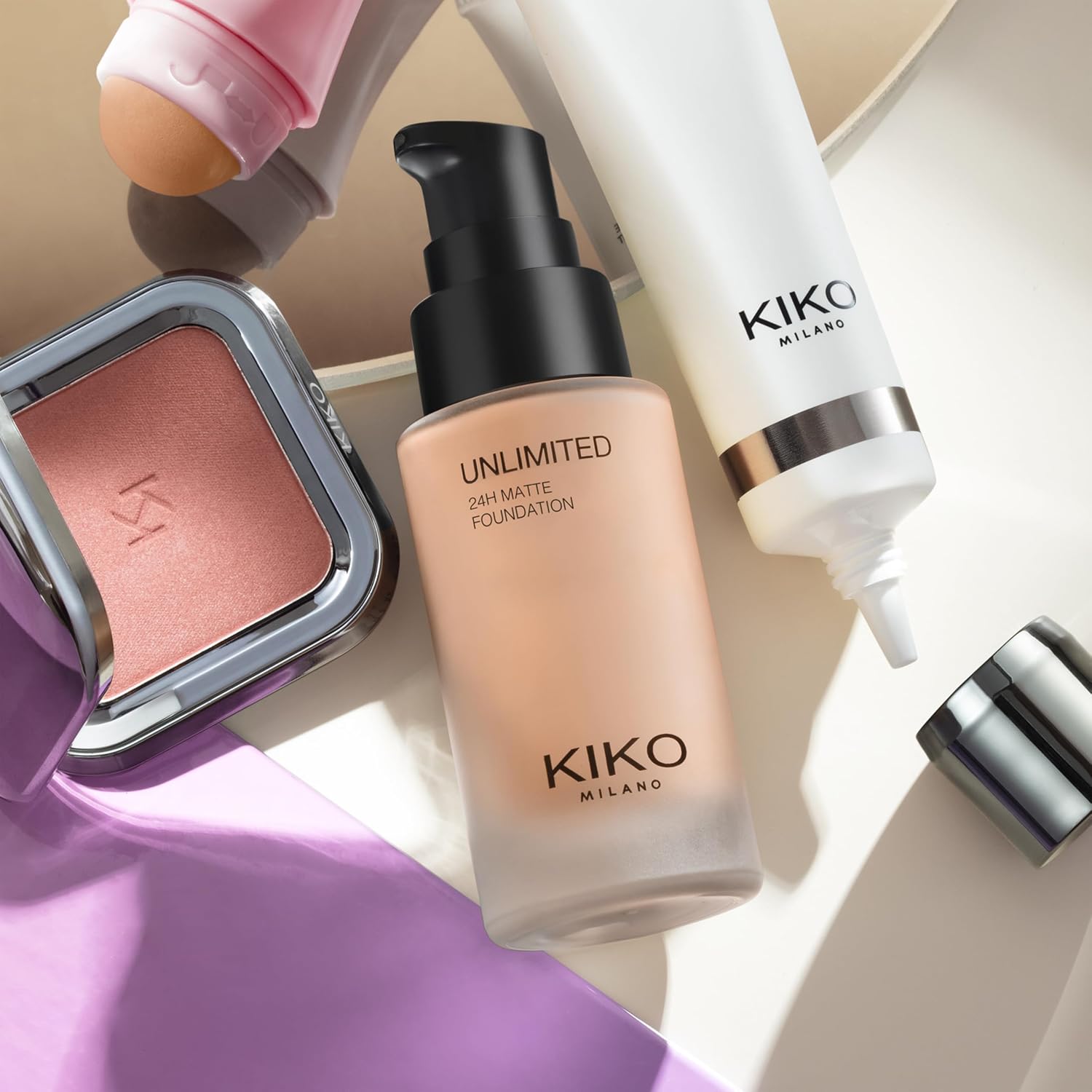 Detalle de KIKO Milano Unlimited 24H Matte Foundation 20 N – langanhaltende, matte Foundation