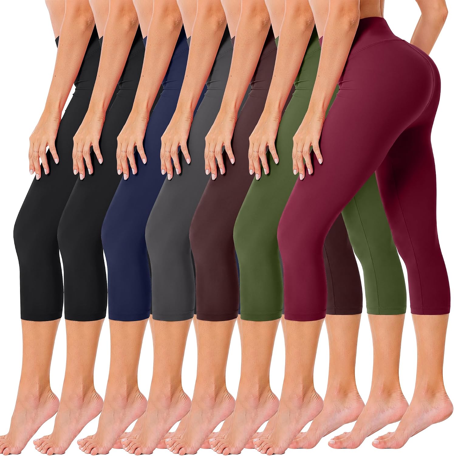Detalle de VALANDY Capri Leggings, 7-Pack