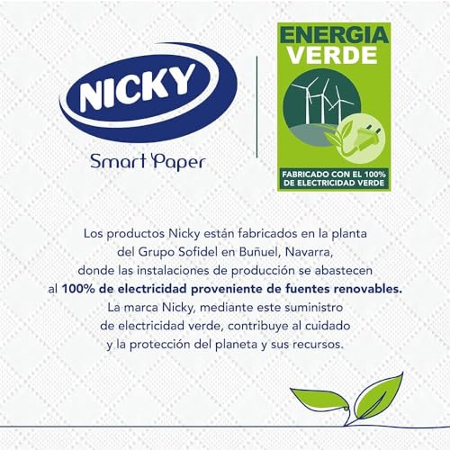 Detalle 1 de Nicky Nature 24 rollos — papel higiénico 3 capas 🧻
