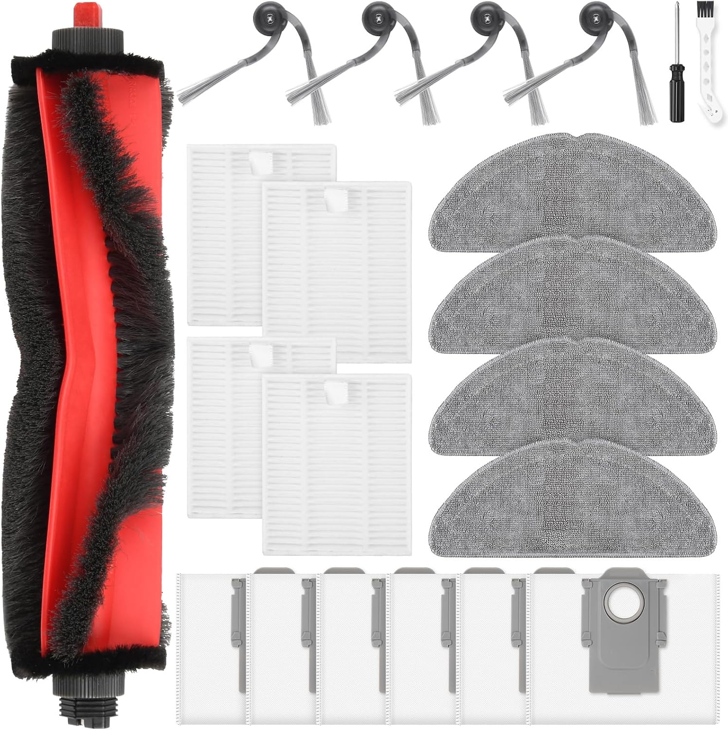 Detalle de 21 Stück Zubehörset für Roborock Q7 L5+