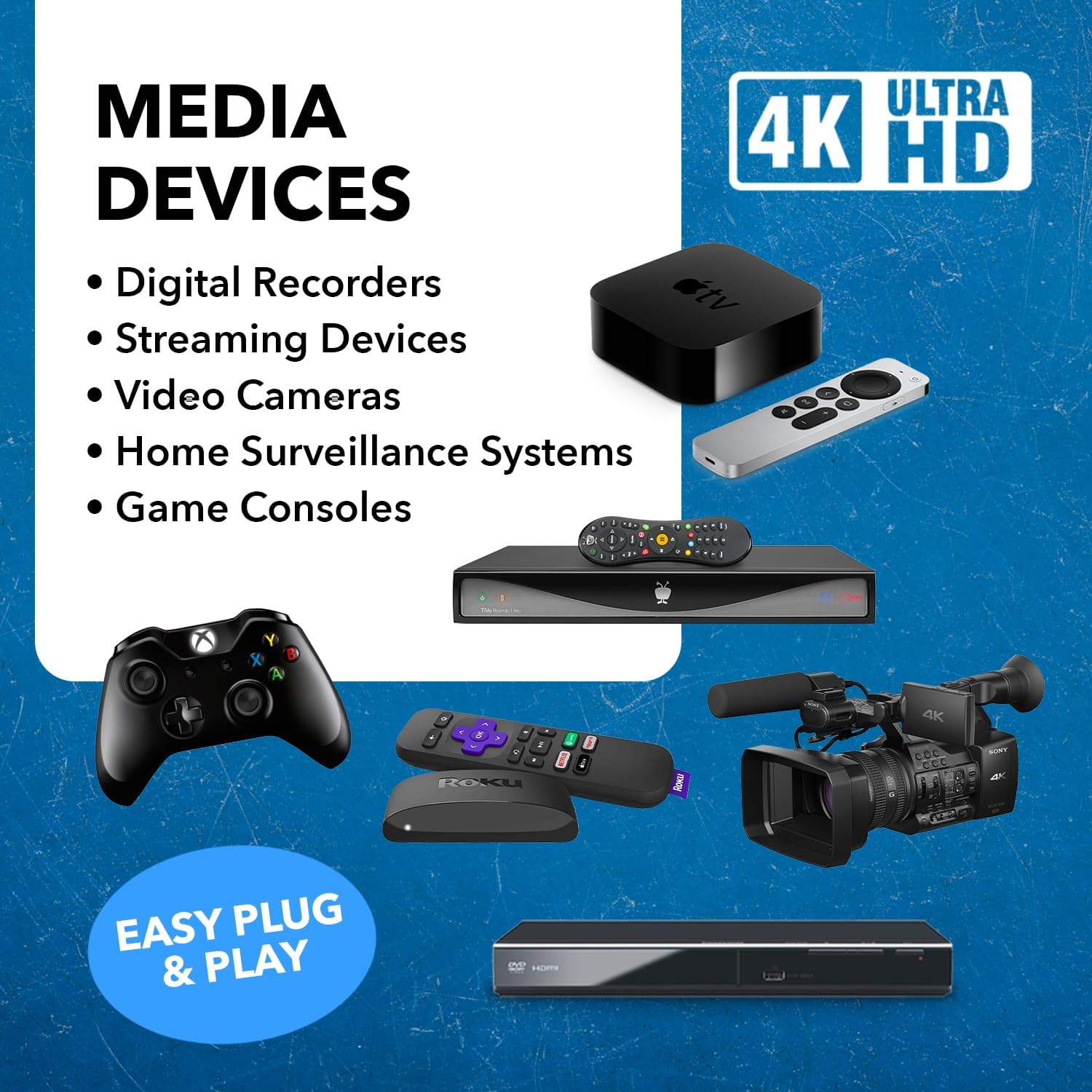 Thumbnail 5 de OREI 1x2 HDMI Extender Splitter 115 Ft