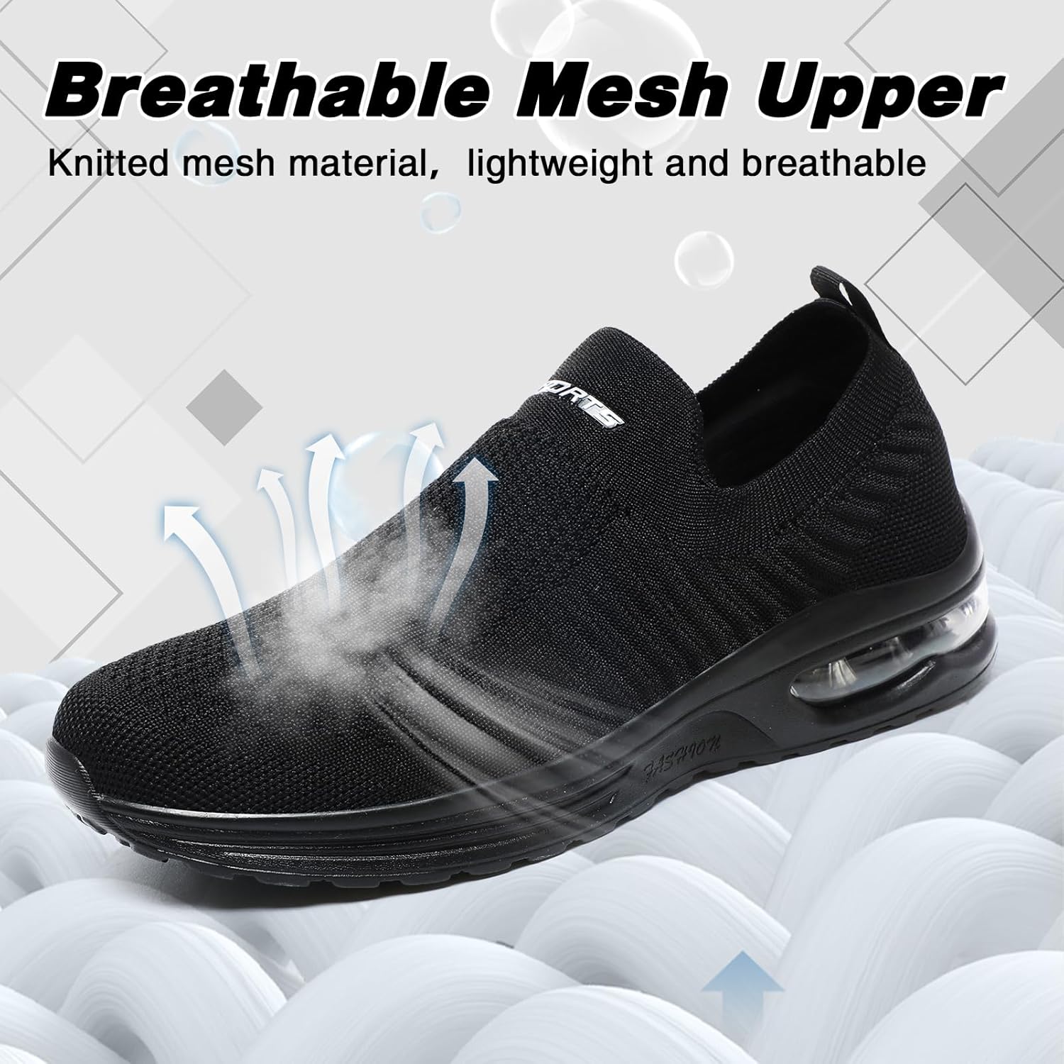 Detalle 2 de Slip-On Trainers Slip on Nordic walking shoes