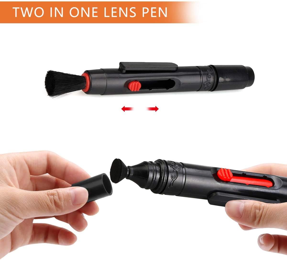 Detalle 2 de Svbony kit di pulizia per DSLR professionale con soffiatore ad aria, penna per lenti e panni in microfibra