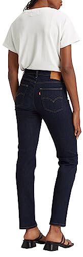 Detalle de Levi's Femme Jeans 724 High Rise Straight - Blue Wave Rinse, 32W/30L