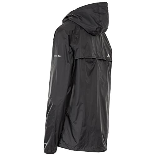Thumbnail 2 de Trespass Womens Waterproof Packaway Jacket Qikpac Black, Size 18