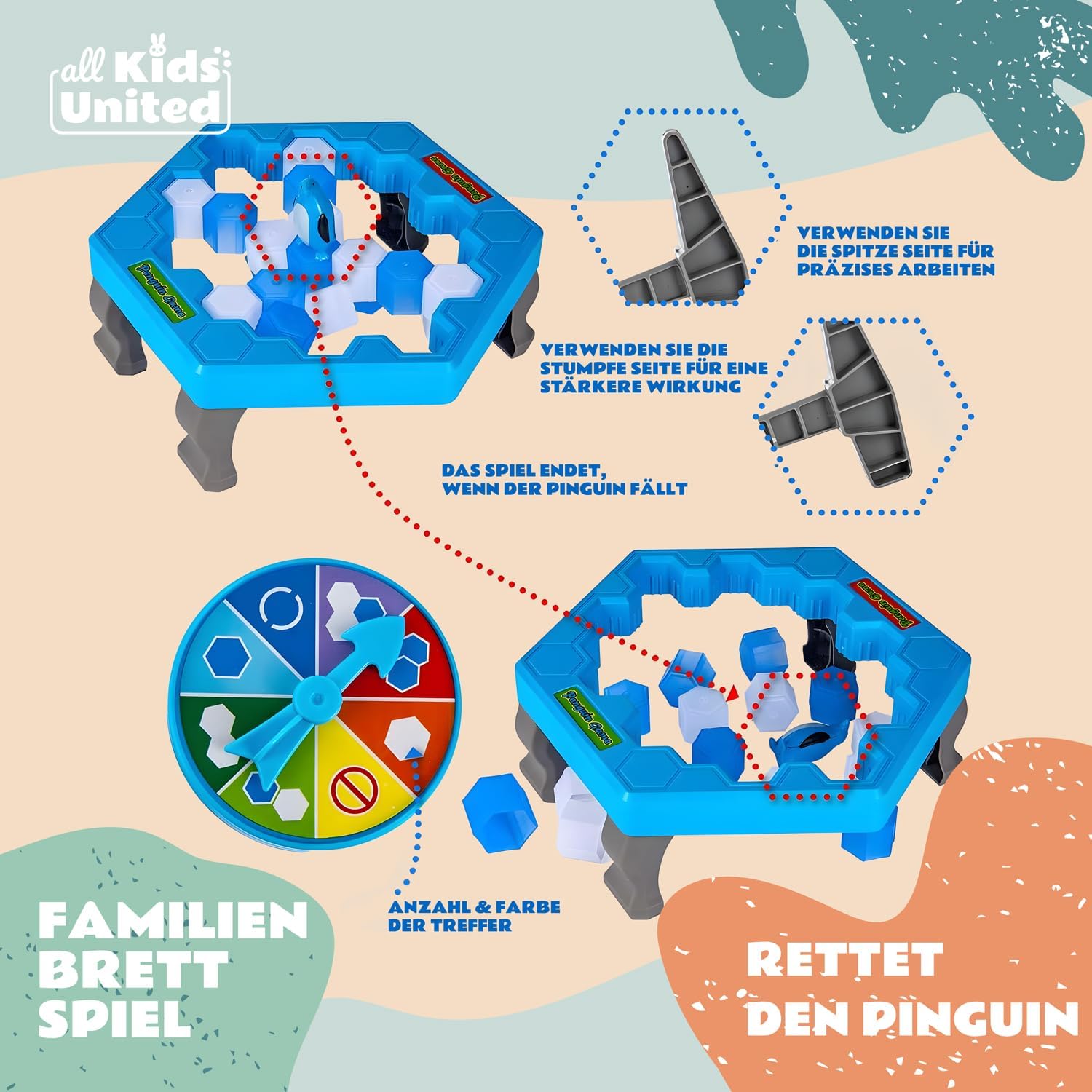 Detalle de all Kids United Sauvez Le Pingouin, Jeu de société familial