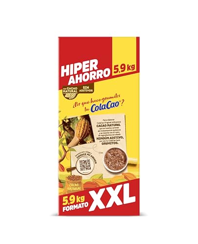 Detalle 2 de ColaCao Original – Cacao soluble natural sin aditivos, formato XXL 5,9 kg