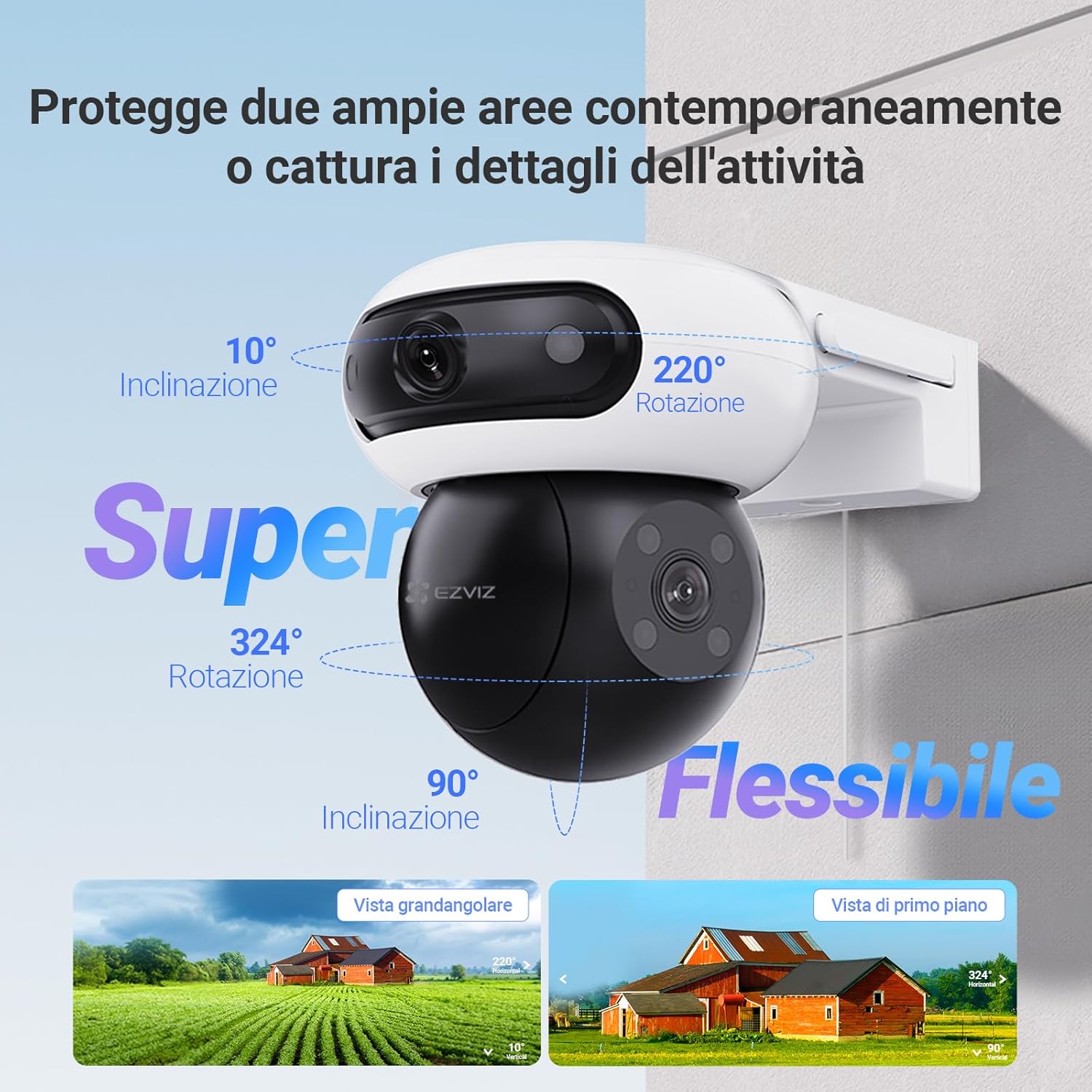Thumbnail 2 de EZVIZ C90 Dual telecamera WiFi 40 m