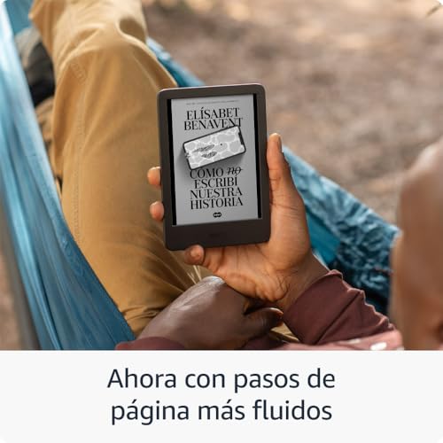 Detalle de Amazon Kindle (última generación) — Kindle más ligero y compacto para lectura sin distracciones