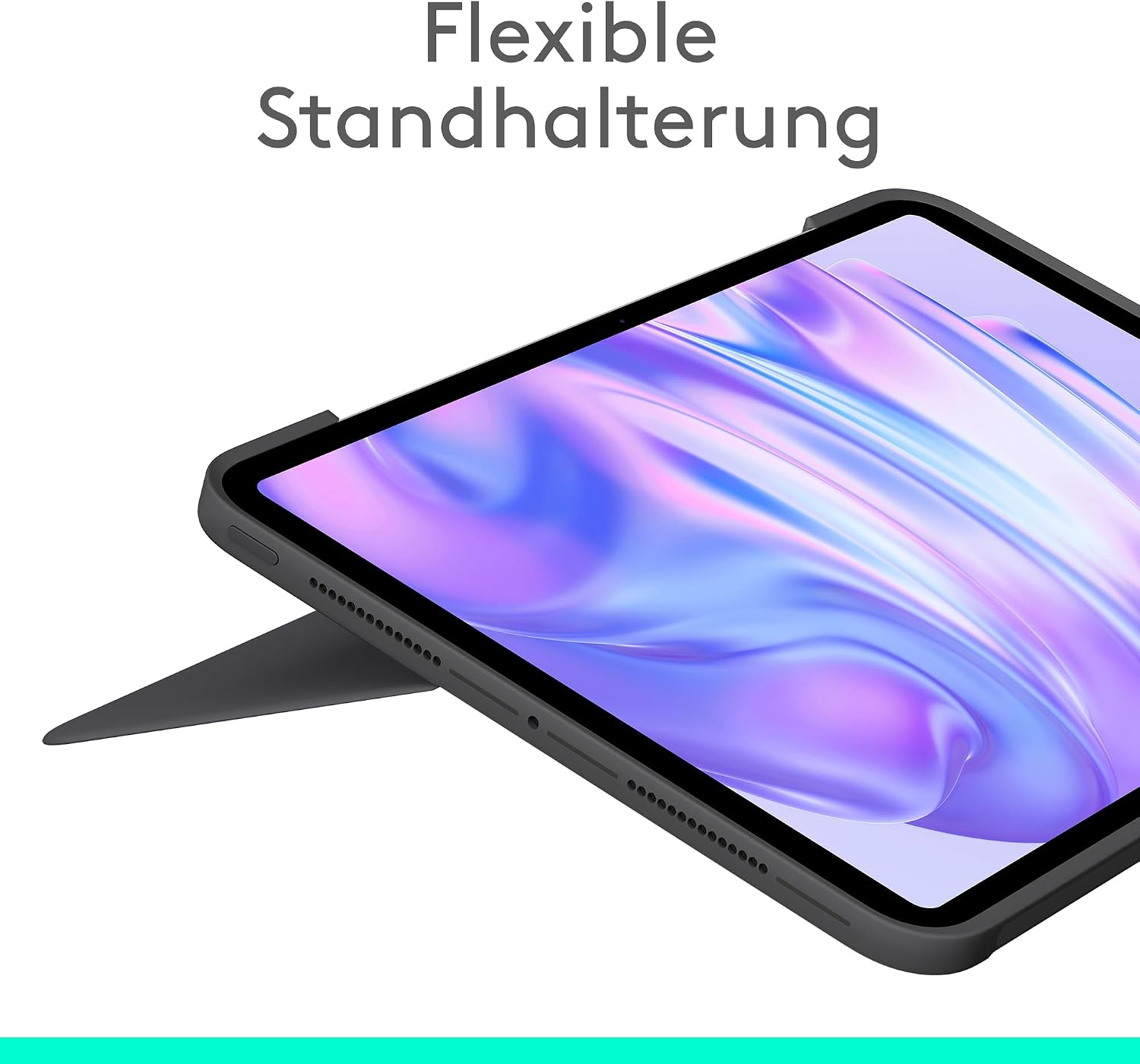 Detalle de Logitech Combo Touch für iPad Pro 11 Zoll (M4/M5, 2024–2025) – Tastatur-Case mit Hintergrundbeleuchtung und abnehmbare Tastatur