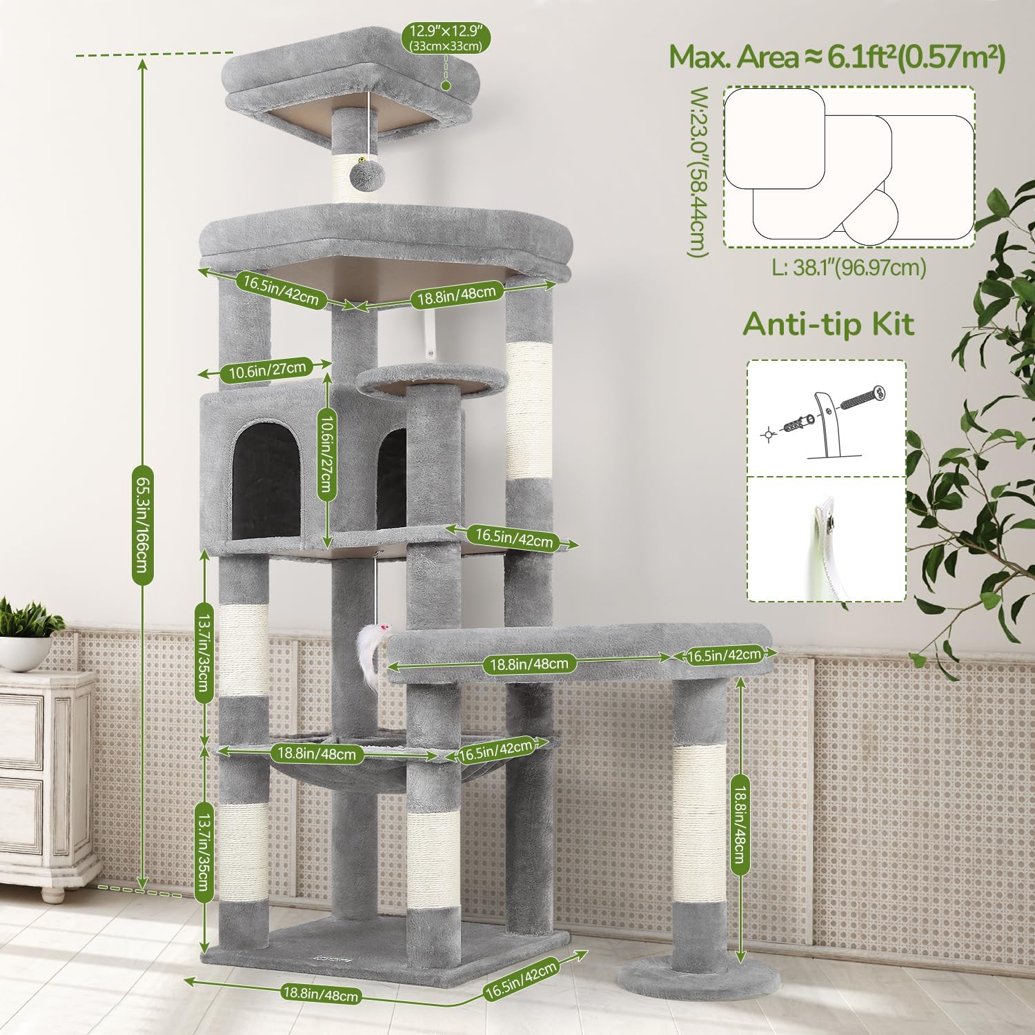 Thumbnail 6 de Globlazer Cat Tree S65
