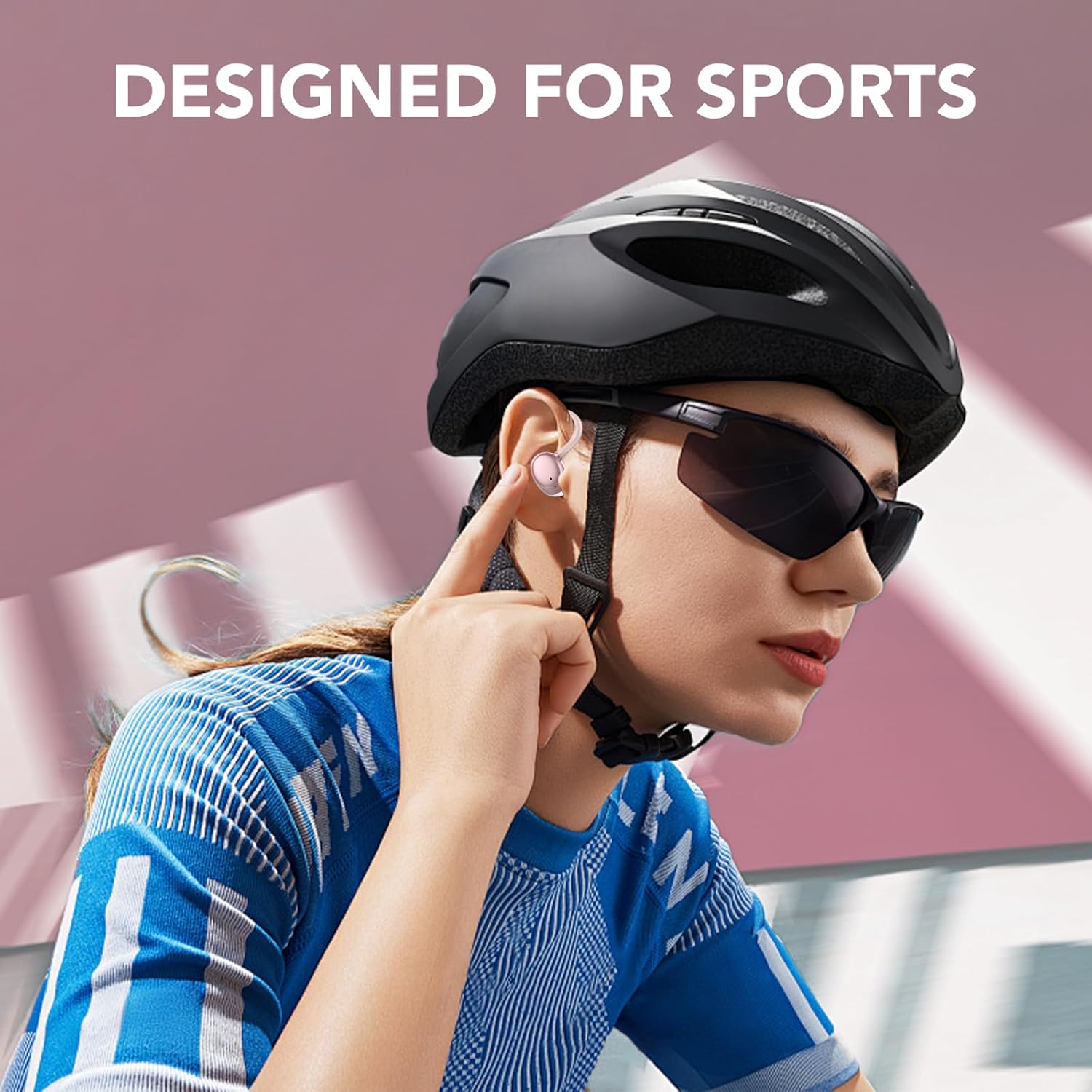 Thumbnail 6 de Cuffie Bluetooth Sport rosa