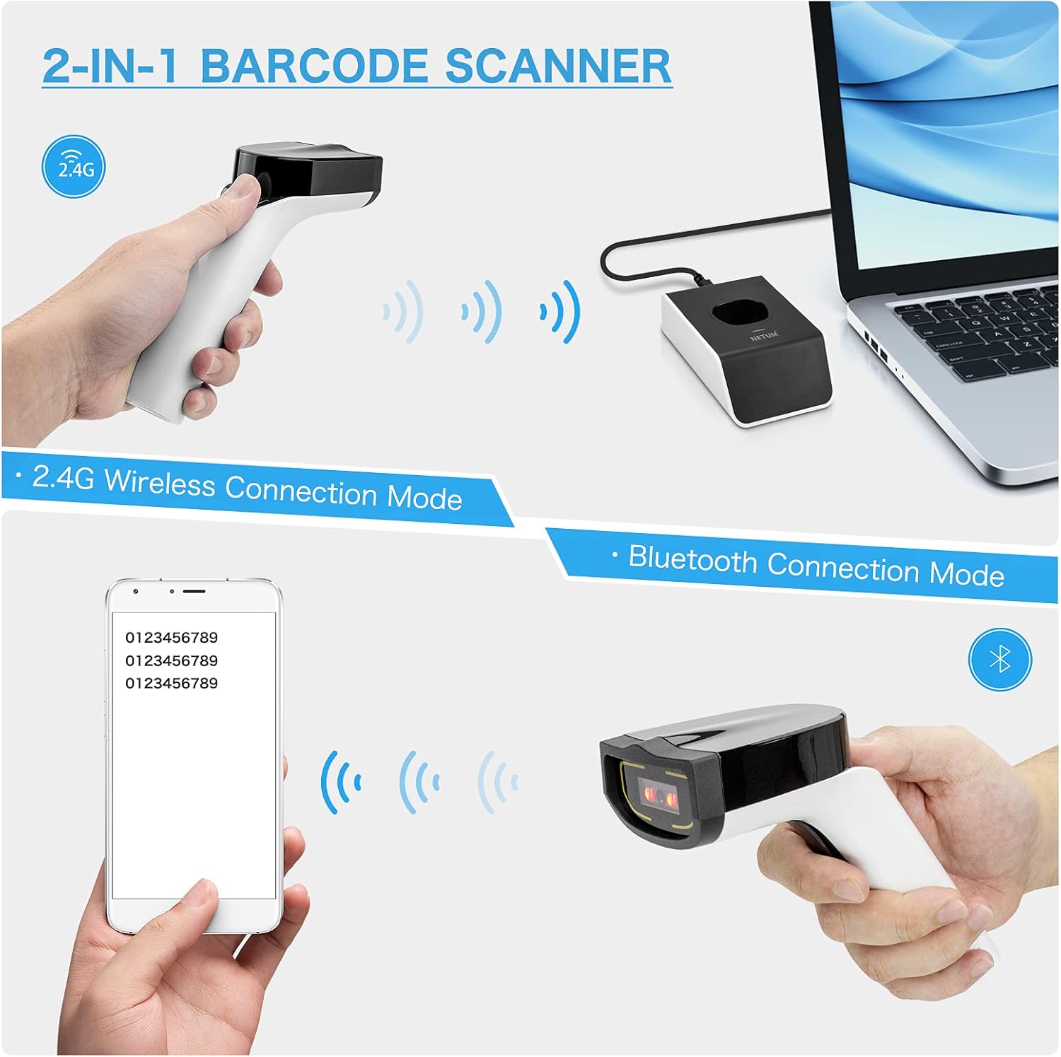 Thumbnail 4 de NETUM Imageur RFID Hybride DS8100