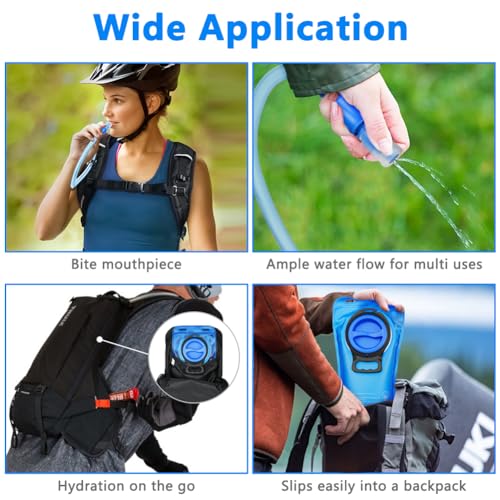 Thumbnail 6 de flintronic Poche Hydratation 2L – réservoir d'eau sans BPA pour randonnée et vélo