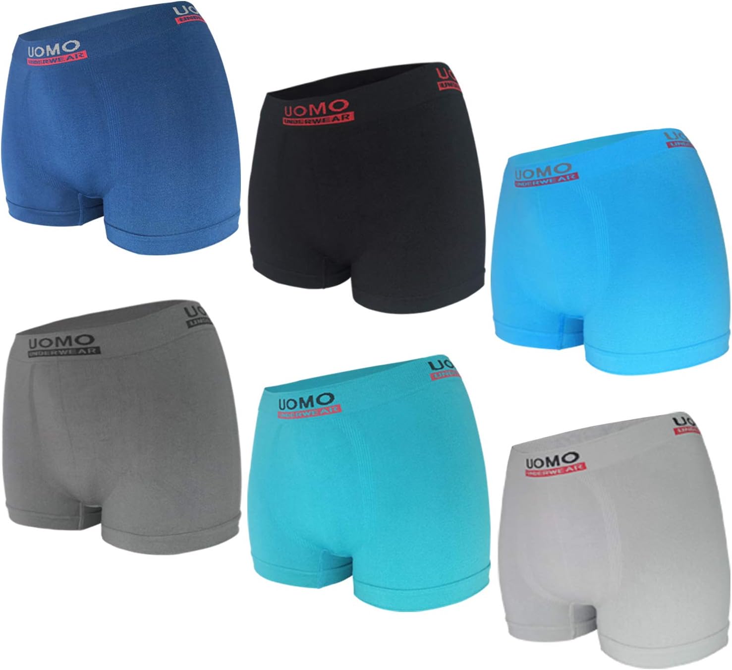 Thumbnail 2 de 6/8/10/12er Pack Jungen Boxershorts MRCC – atmungsaktive Retro-Unterwäsche mit Elasthan
