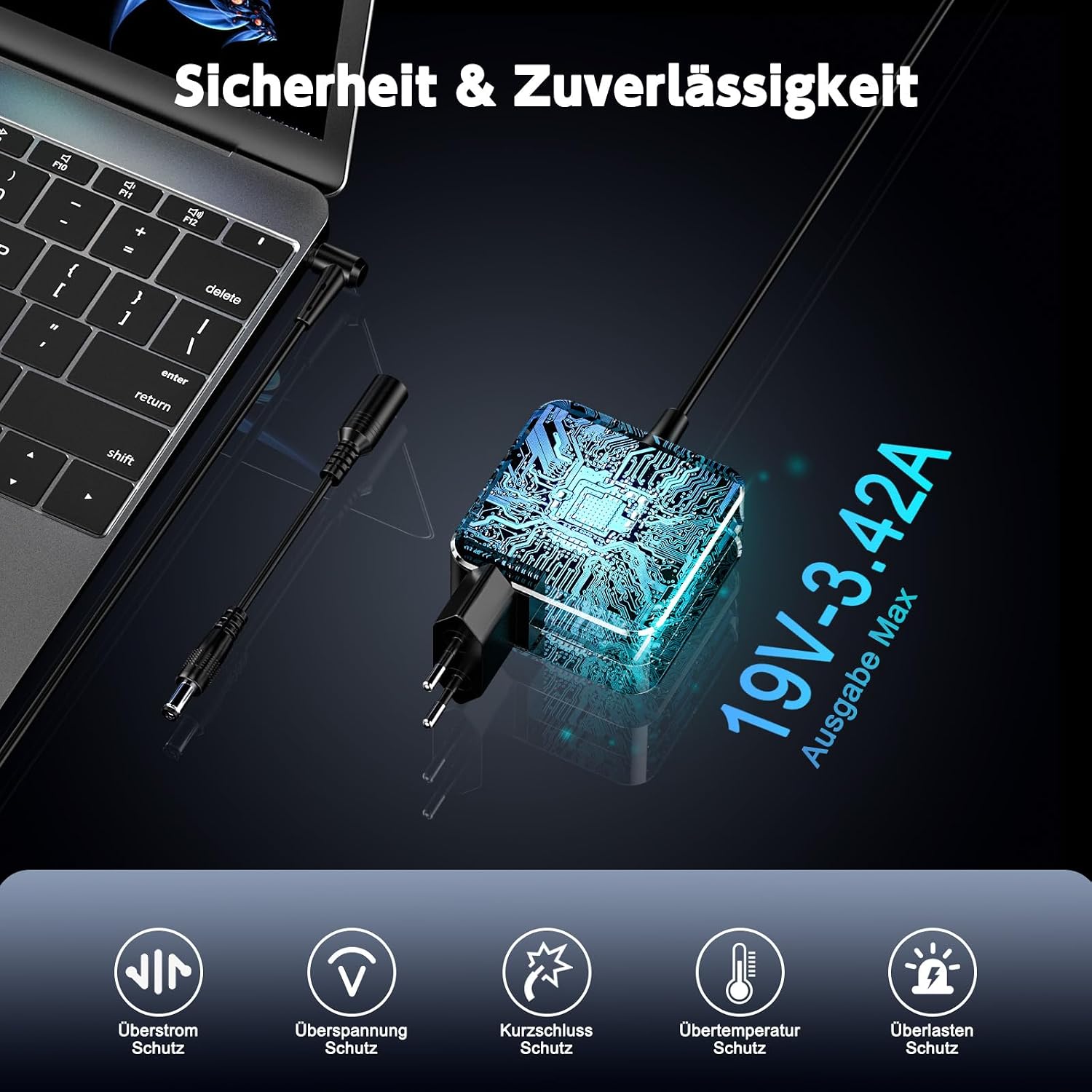 Thumbnail 4 de 65W ASUS Netzteil Ladegerät kompatibel mit X550 X551 X555 X751