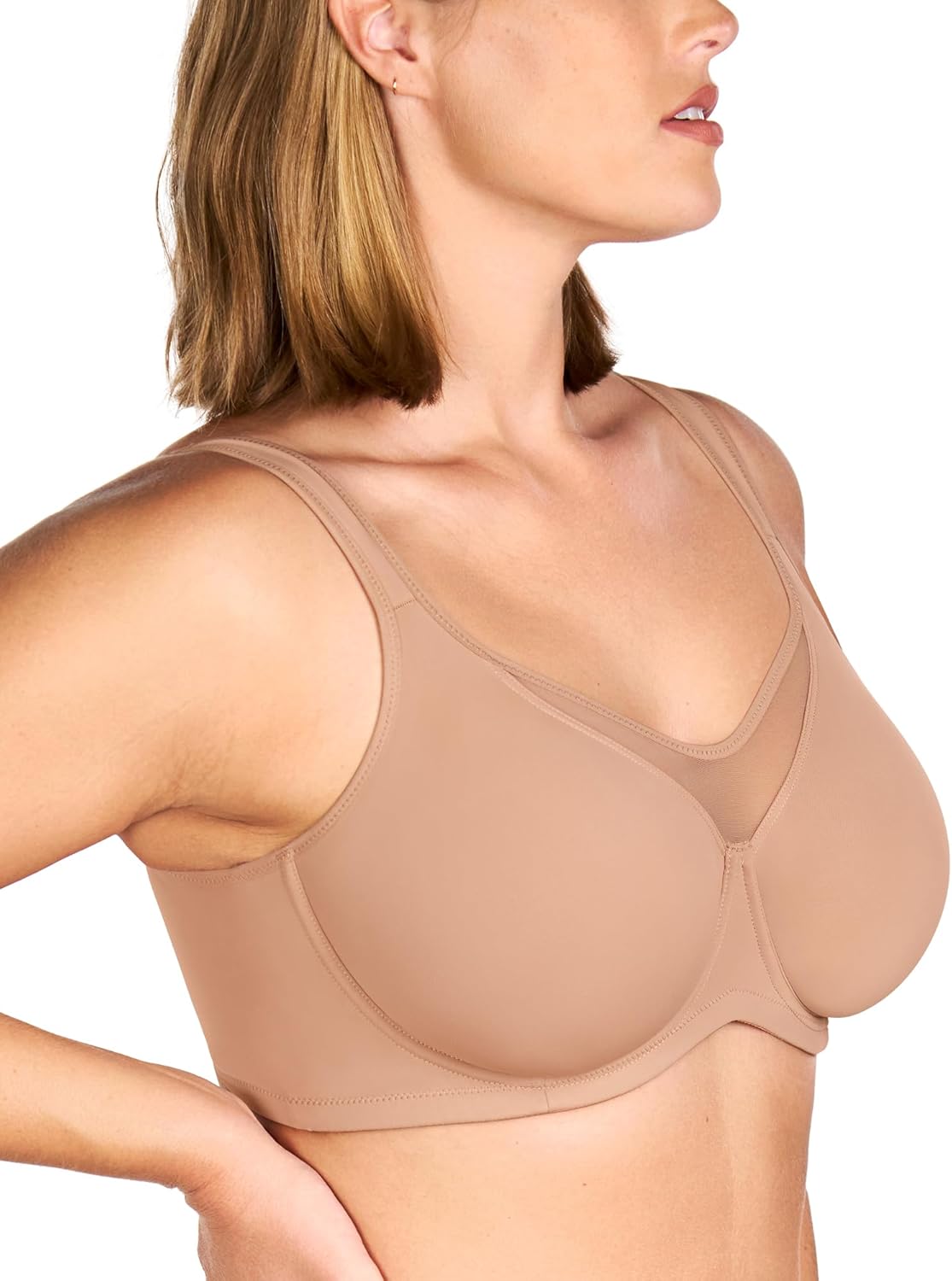 Thumbnail 1 de HSIA Extra Large Coverage Minimizer Bra with Underwires and Coolcomfort, Soft Lining, Non-This unlined design