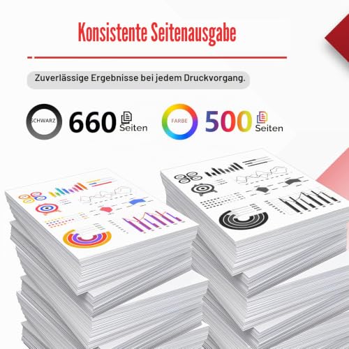 Detalle de INFITONER 540XL/541XL Multipack PG-540 CL-541 – Kompatible Canon Druckerpatronen (Schwarz/More Color) für Pixma TS/MG/MX Serie