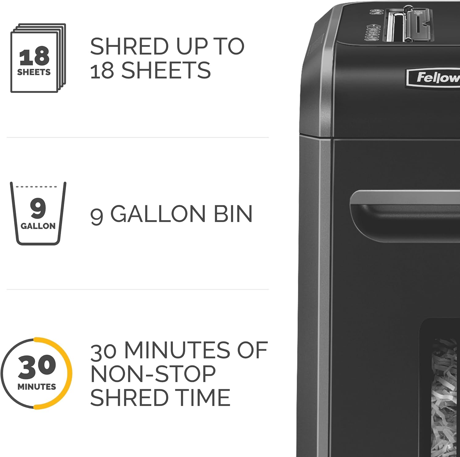 Thumbnail 4 de Fellowes Powershred 99Ci 18-sheet paper shredder 📄