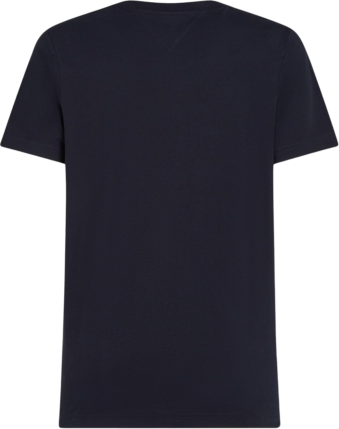 Detalle de Tommy Hilfiger Herren T-Shirt Kurzarm Center Stack Tee mit Rundhalsausschnitt aus Baumwolle