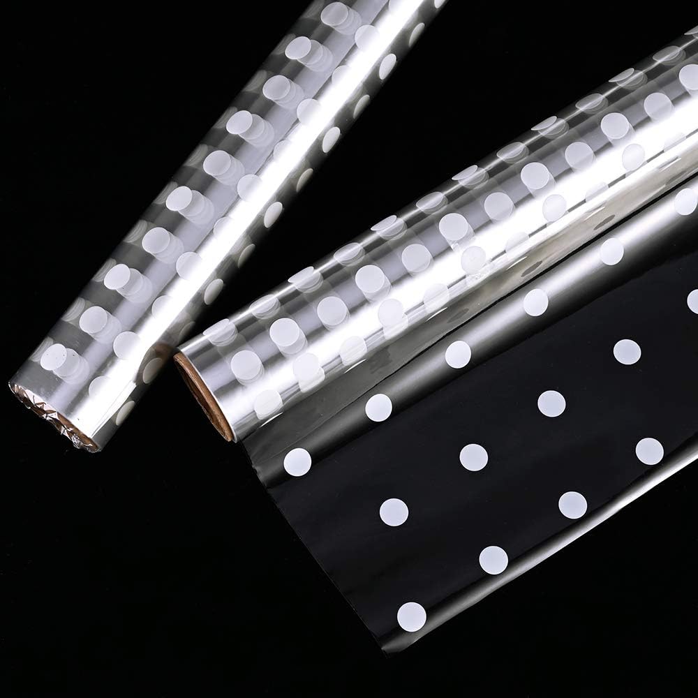 Thumbnail 6 de Nabance Clear Cellophane Wrap for Hampers (80cm x 30m, folded in half)