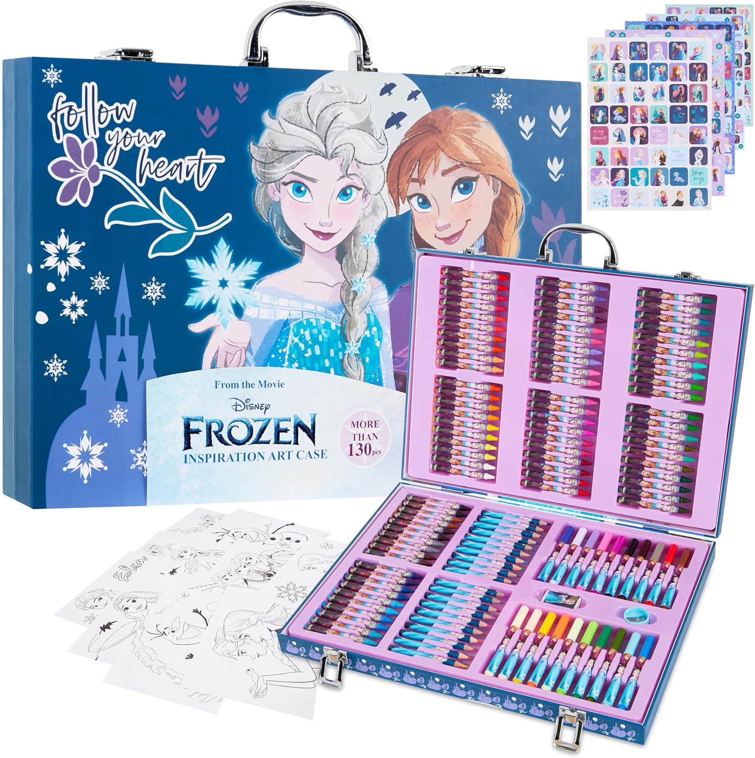 Thumbnail 4 de Disney Stitch Art Set 130+ piece kids' colouring kit 🎨