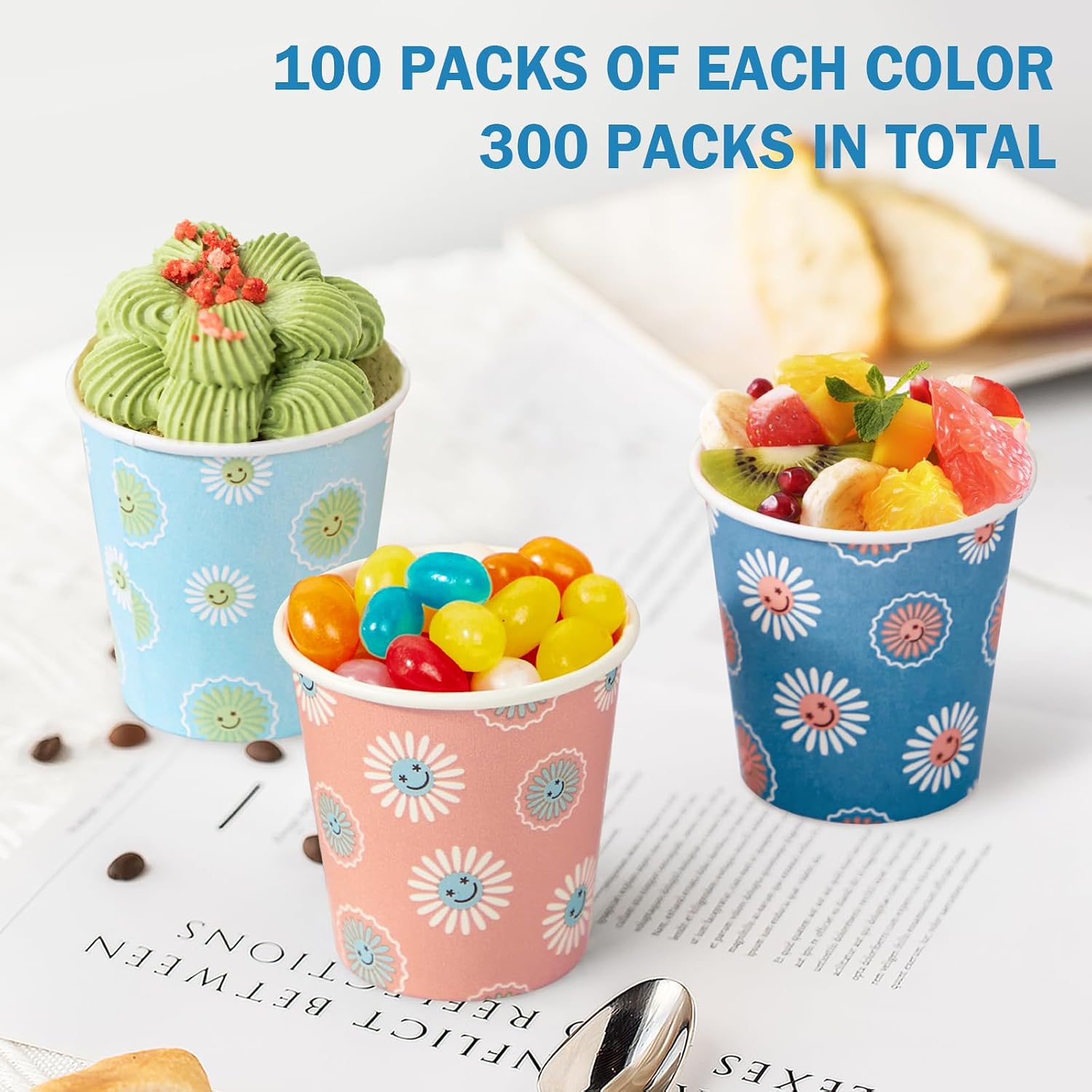 Thumbnail 6 de SIUQ 3 oz Paper Cups 300 Pack