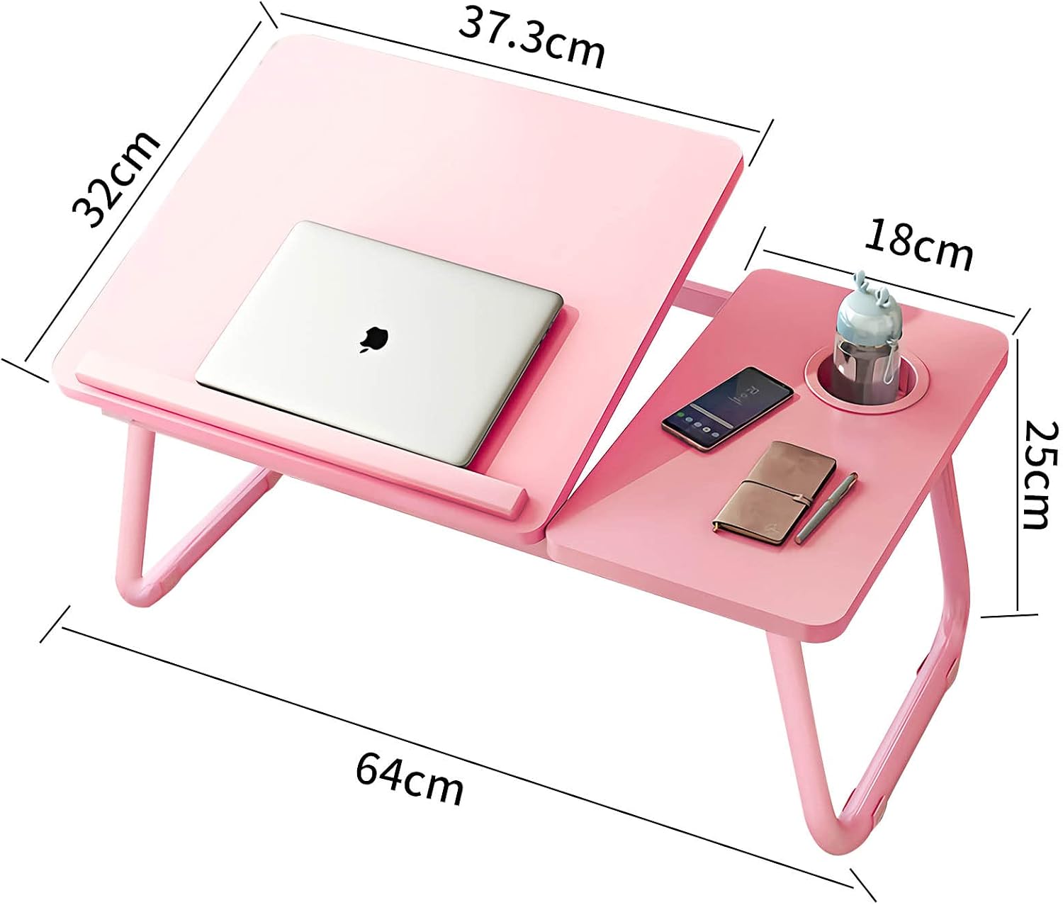 Thumbnail 5 de SAVING SPACES Laptop Desk with Foldable Legs in Blue