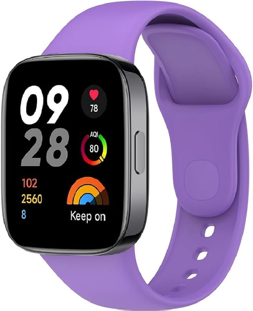 Detalle de Watch Strap for Redmi Watch 3 Active: Silicone Sport Replacement Band