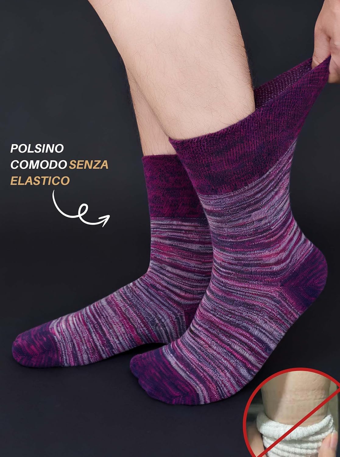 Thumbnail 4 de ZFSOCK Calzini Uomo Cotone Eleganti 5 Paia