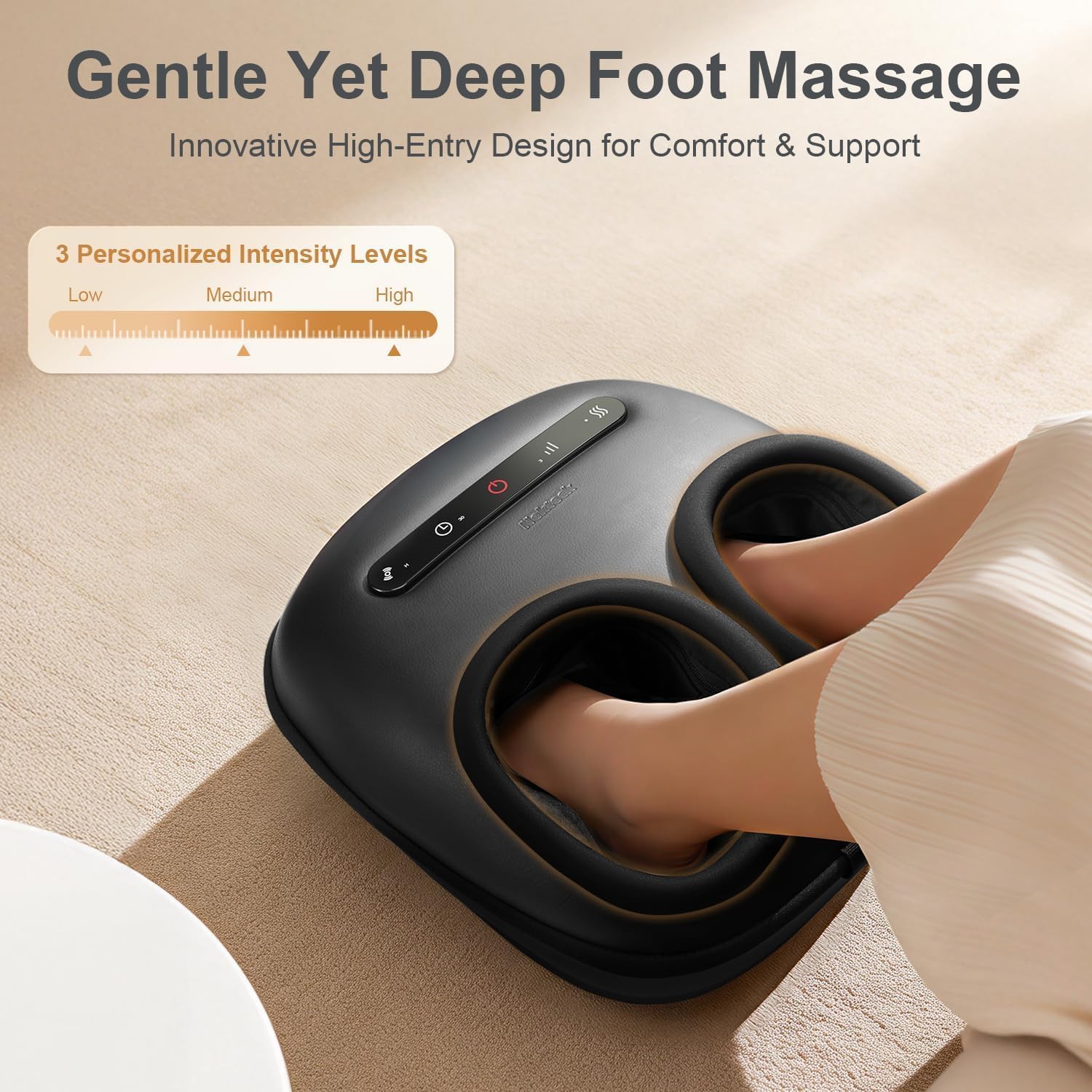 Thumbnail 2 de Nekteck Massaggiatore per piedi con calore: shiatsu, compressione d'aria e 3 programmi di massaggio