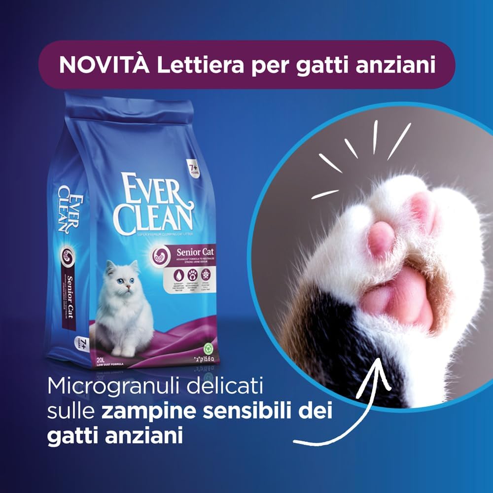 Thumbnail 6 de Lettiera Ever Clean Senior Cat — lettiera agglomerante per gatti anziani, 20 L