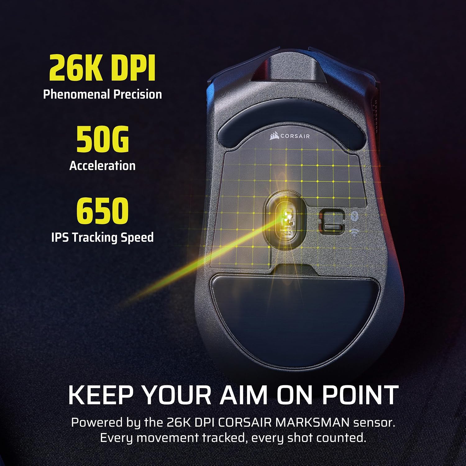 Thumbnail 3 de CORSAIR wireless gaming mouse v2
