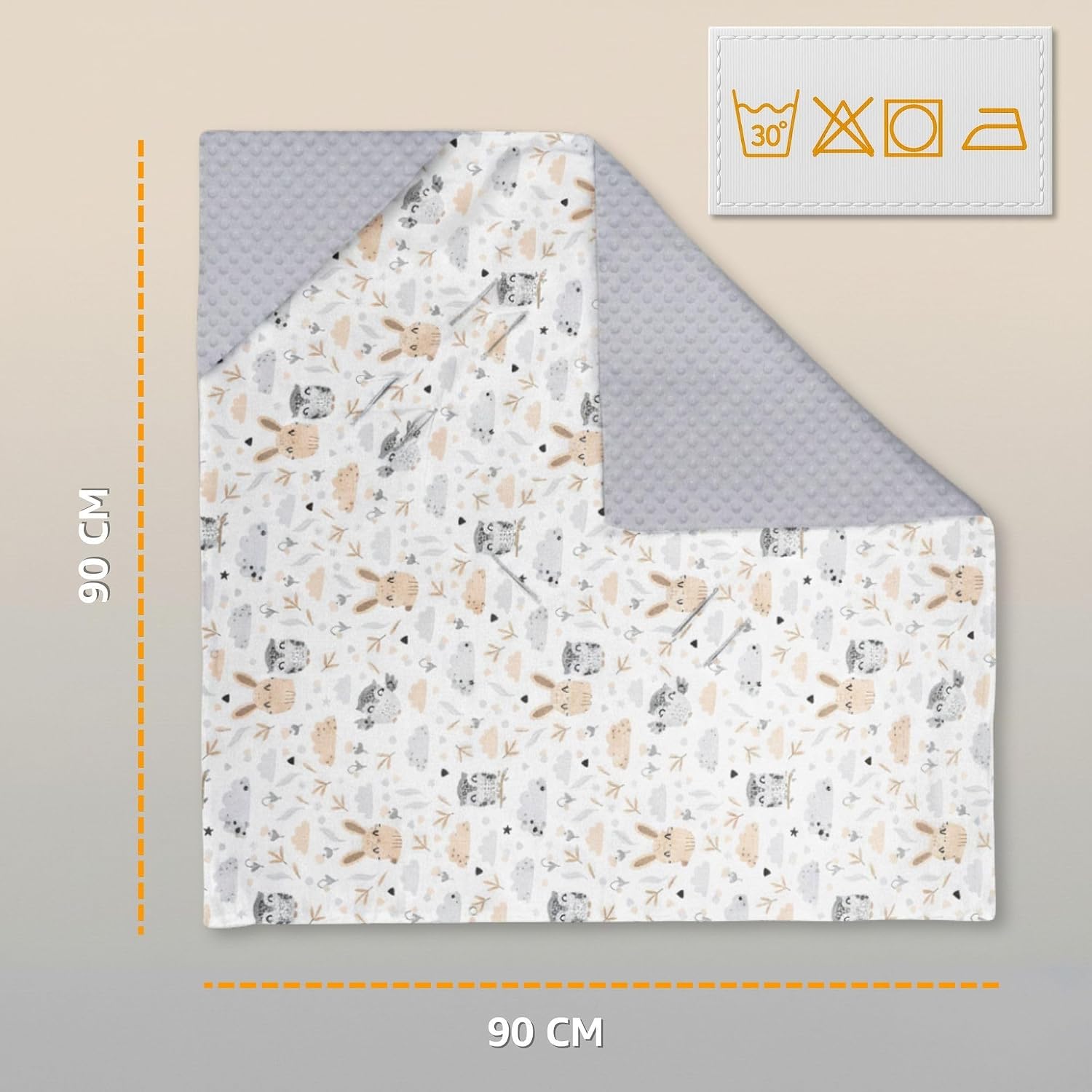 Thumbnail 1 de Totsy Baby Couverture nid d'ange 90 x 90 cm