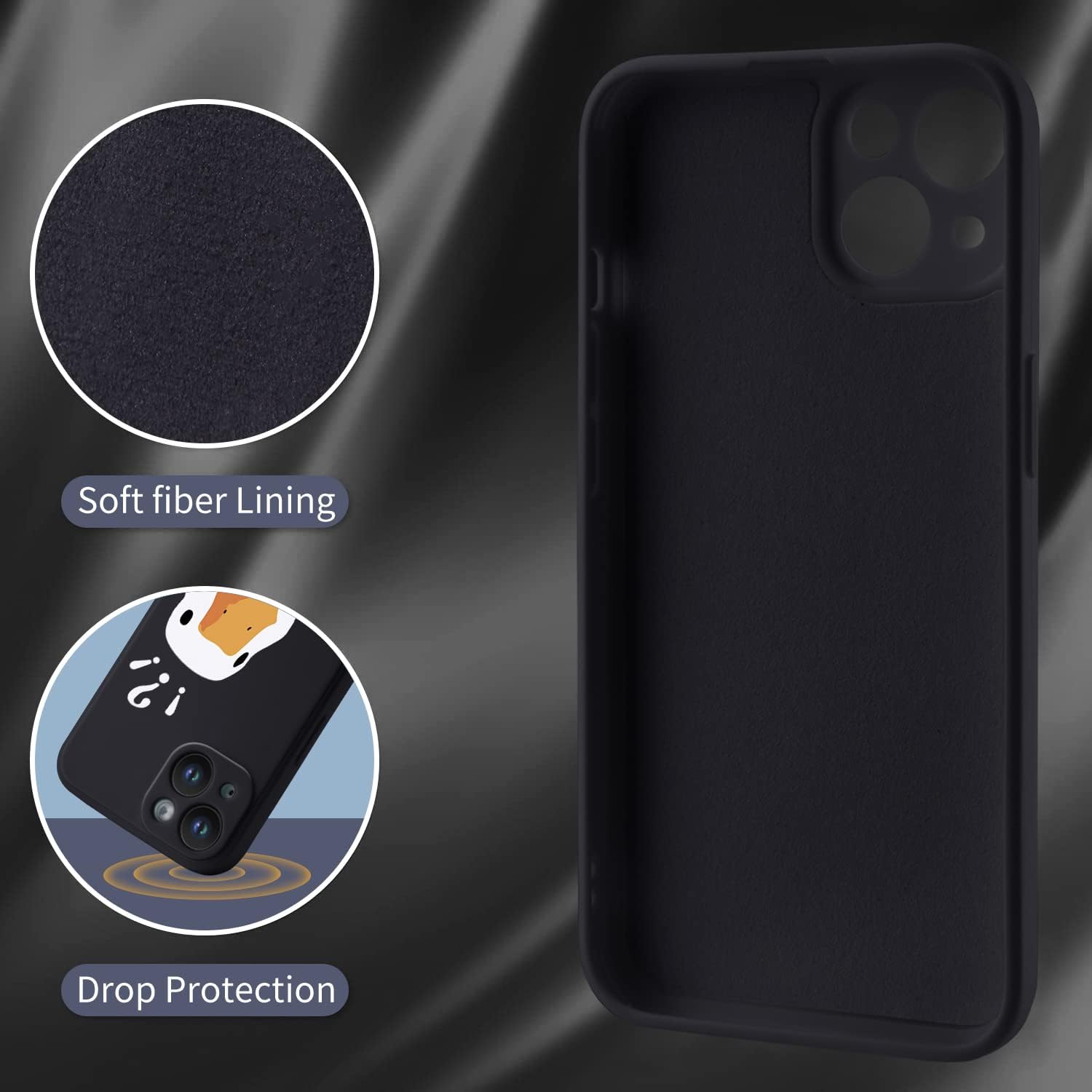 Detalle de Wihytec Funny Duck Phone Case for iPhone 15 Pro Max