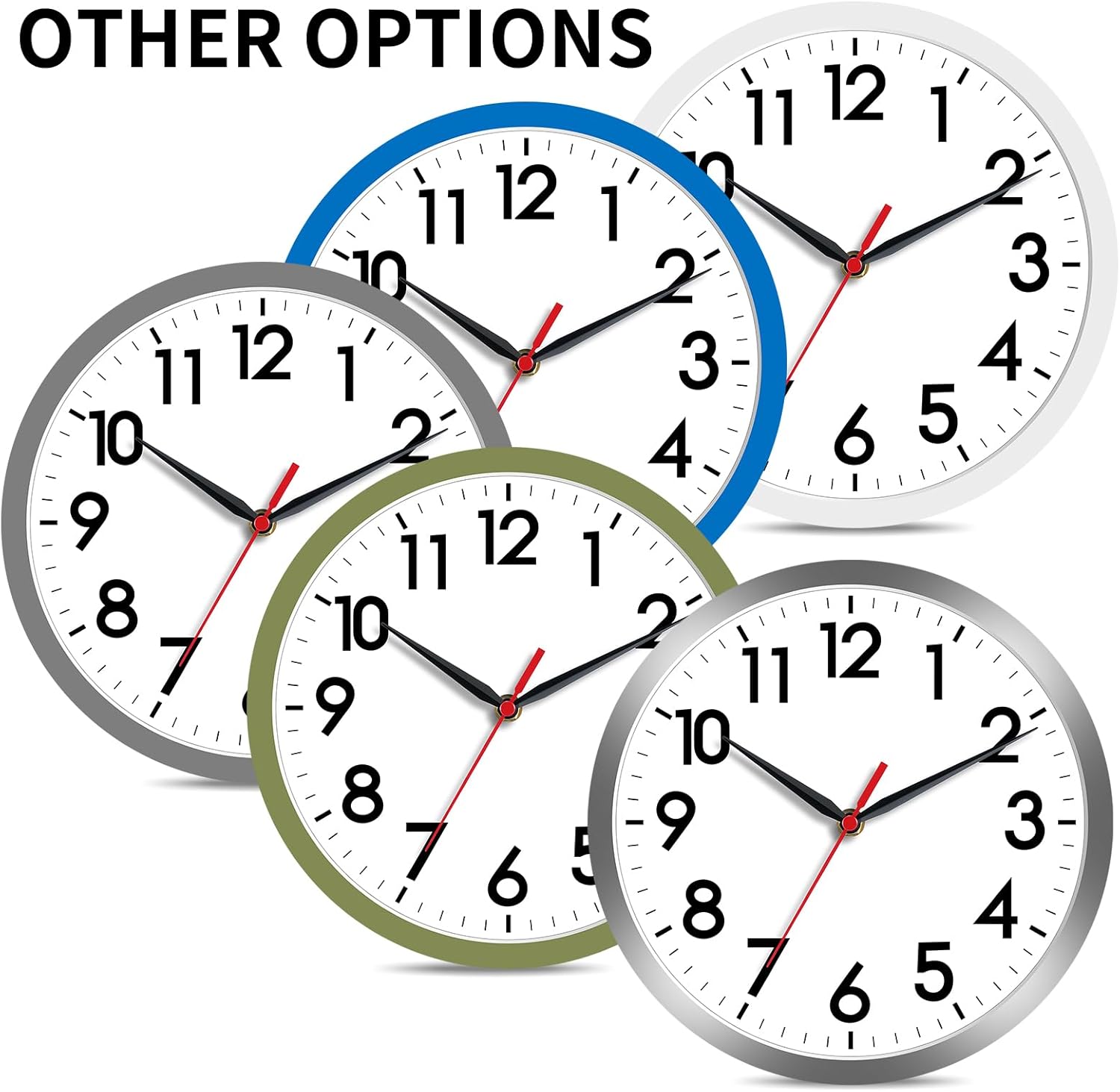 Thumbnail 2 de AKCISOT 8 Inch Wall Clock