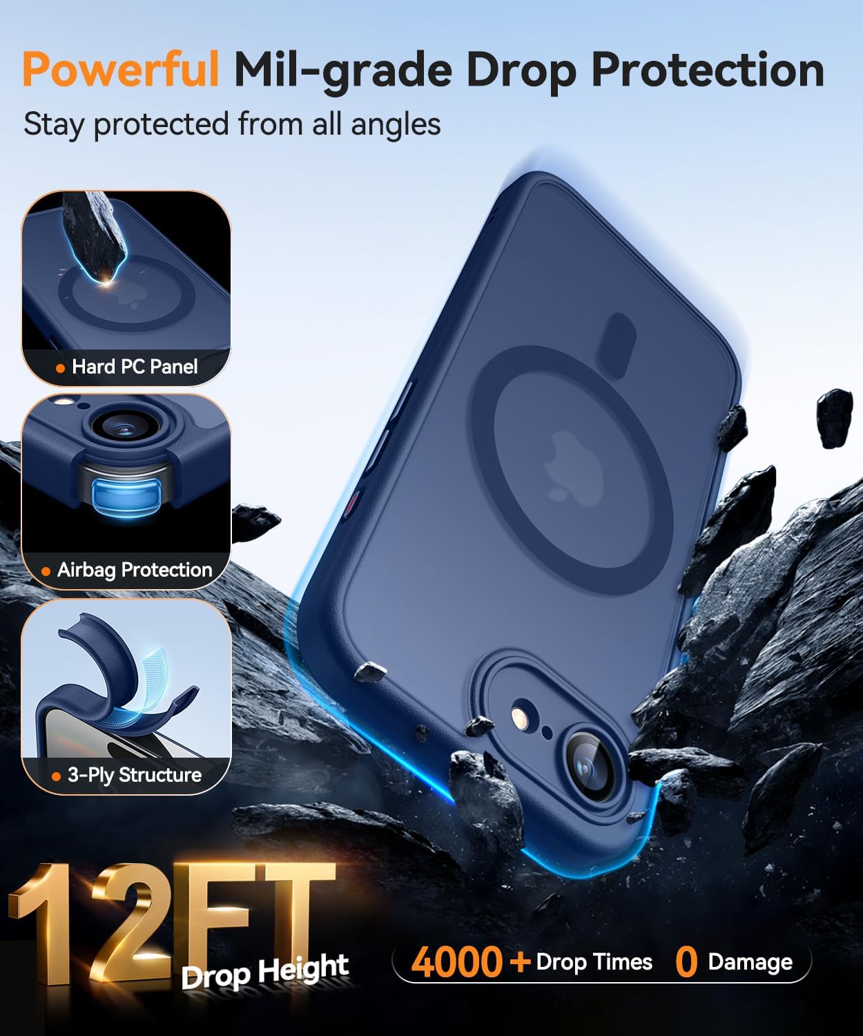 Thumbnail 5 de CANSHN Magnetic iPhone 16e Case 6.1 inch