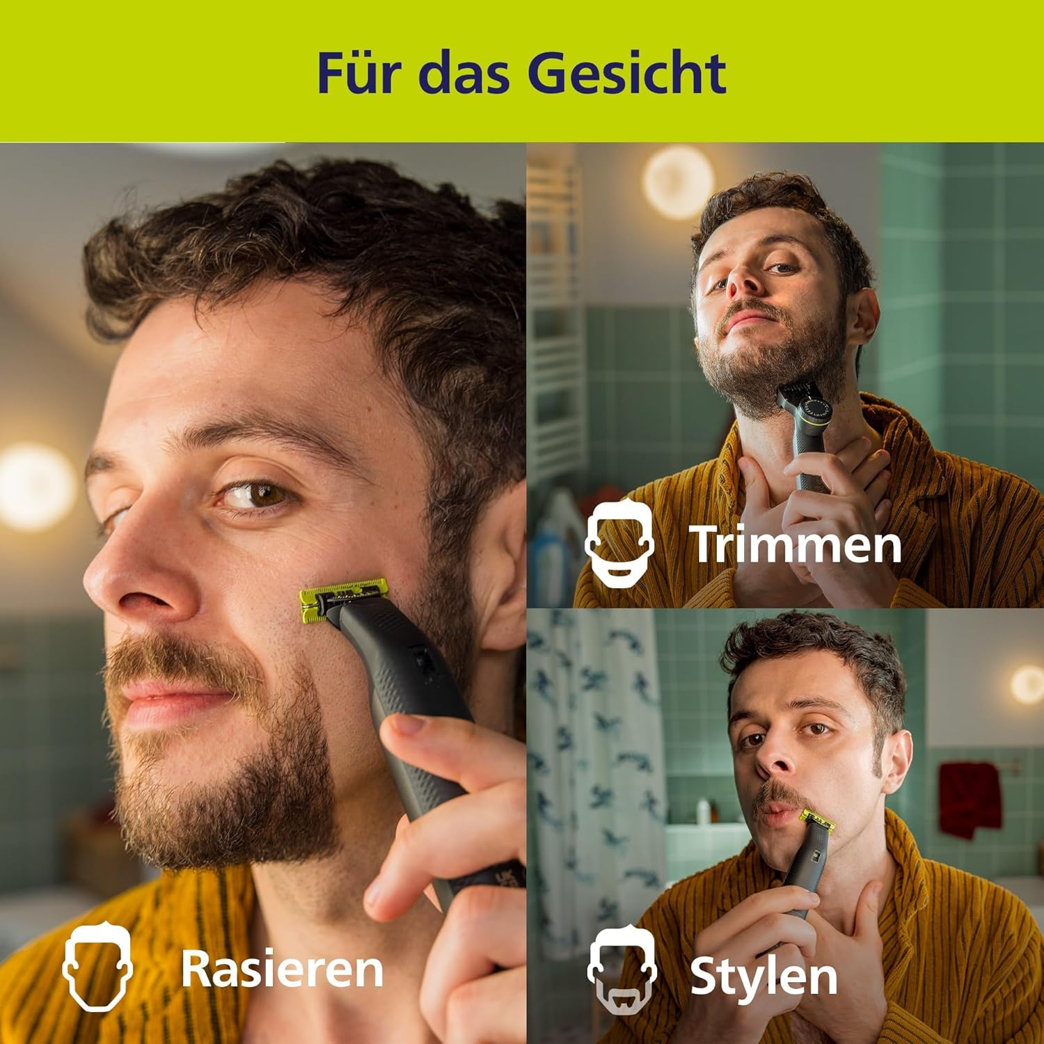 Thumbnail 2 de PHILIPS OneBlade Pro 360 QP6652/30 elektrischer Rasierer