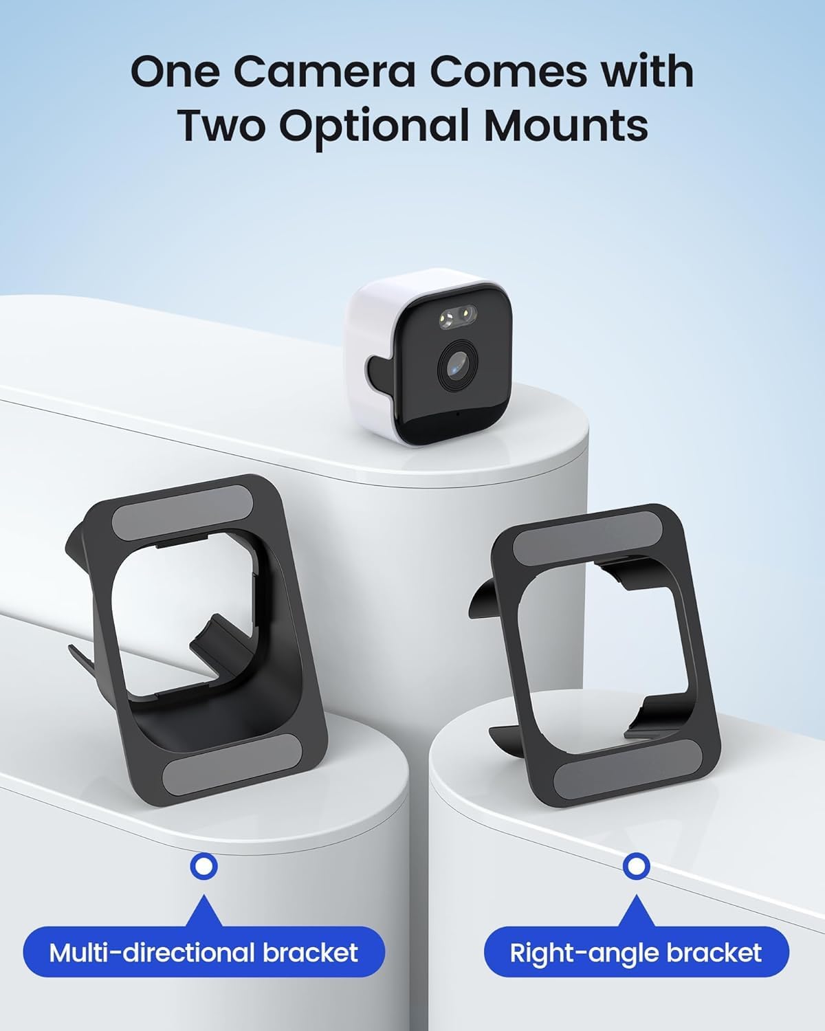 Thumbnail 1 de Aqash Window Security Camera 2 Pack: 2K 3MP, 5GHz WiFi, Night Vision for Looking Outside