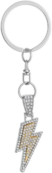 Detalle de ARFUKA Keyring Rhinestone Lightning Keychain