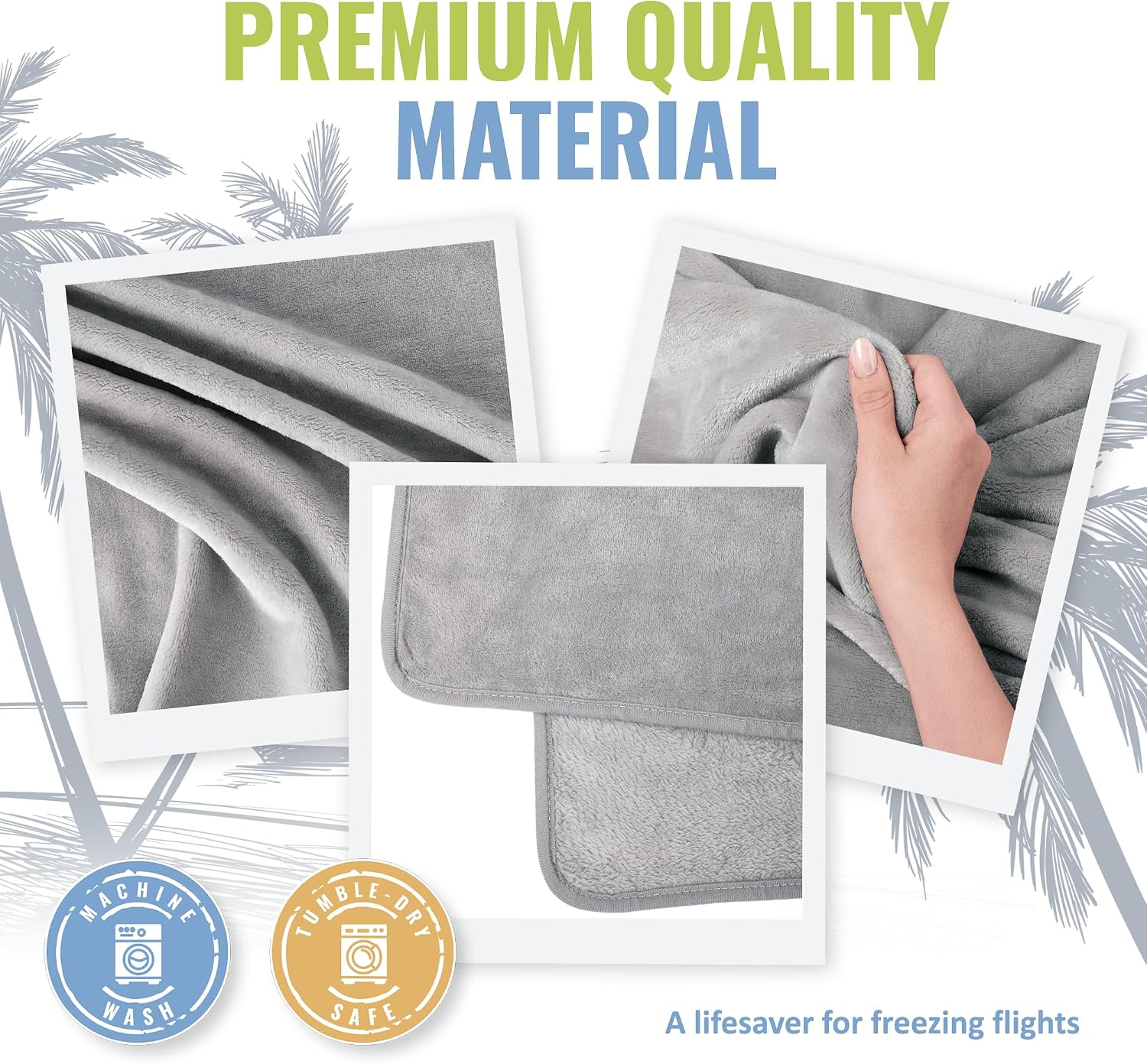 Thumbnail 4 de BOACAY Soft & Warm Travel Blanket with Pillow