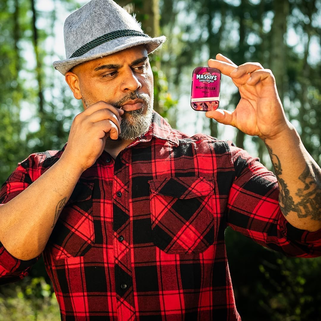 Thumbnail 2 de Massiv’s Zahnstocher NIGHTKILLER Berrymix Ice – 100 aromatisierte Zahnstocher in stylischer Metalldose