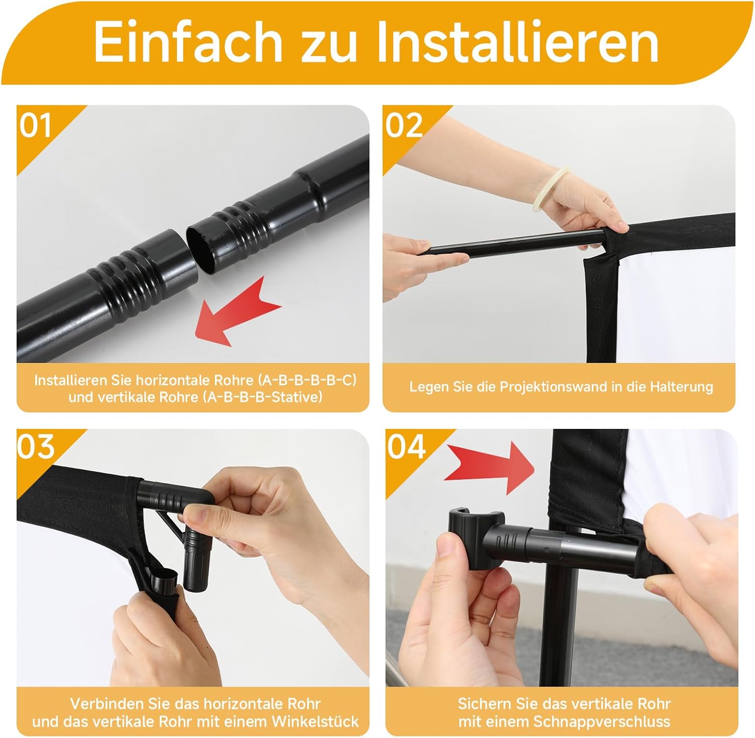 Thumbnail 5 de VISULAPEX 100" Leinwand 16:9 tragbar